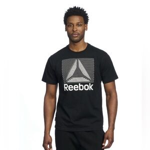 Reebok Men's Black Graphic Tee